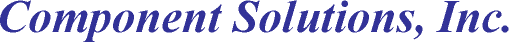 Component Solutions, Inc., Fasteners, Screw Machine Products, Springs, Specialty Components